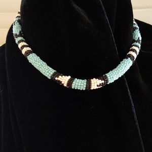 NEW MEXICO ARTISAN SEED BEAD(S) HAND CRAFTED CHOKER